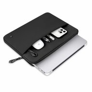 TechProtection Zipper MacBook 15 / 16 sleeve zwart