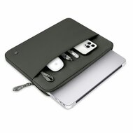 TechProtection Zipper MacBook 15 / 16 sleeve groen