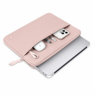 TechProtection Zipper MacBook 15 / 16 sleeve roze