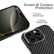 TechProtection Carbon MagSafe Galaxy S25 Ultra hoesje zwart