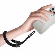 TechProtection Rope polsbandje voor elke telefoon zwart / zwart