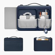 TechProtection Defender MacBook 15 / 16 inch sleeve laptop tas navy