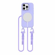 TechProtection iPhone 16 Pro Max hoesje met koord lavender