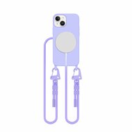 Tech Protection MagSafe iPhone 13 mini hoesje met koord lavender