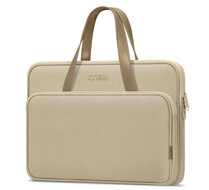 TechProtection Carrying MacBook 15 / 16 inch laptoptas beige