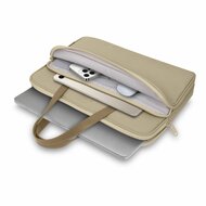 TechProtection Carrying MacBook 15 / 16 inch laptoptas beige