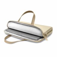TechProtection Carrying MacBook 15 / 16 inch laptoptas beige