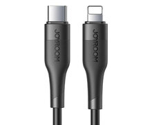 JoyRoom Flow Lightning naar USB-C kabel 1,2 meter Zwart