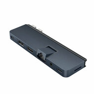 HyperDrive USB-C Duo Pro 7-in-2 hub blauw 