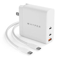 HyperDrive 3-Poort Travel Charger 140 watt oplader wit