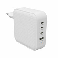 HyperDrive 4-Port Travel Charger 100 watt oplader wit