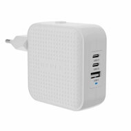 HyperDrive 3-Port Travel Charger 70 watt oplader wit