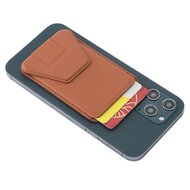 hoesie MagSafe wallet portemonnee hoesje met stand groen