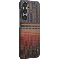 Pitaka Tactile Woven MagSafe Galaxy S25+ Plus hoesje sunset