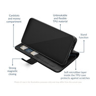 Mobilize leren Wallet iPhone 17 Pro hoesje zwart