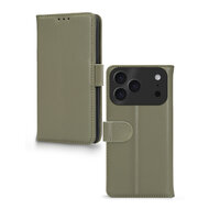 Mobilize Premium Gelly Wallet iPhone 17 Pro hoesje groen