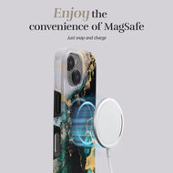 MIO MagSafe iPhone 17 Air hoesje Green Marble