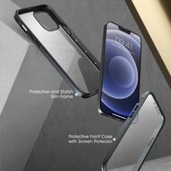 Supcase Edge met screenprotector iPhone 13 hoesje Zwart