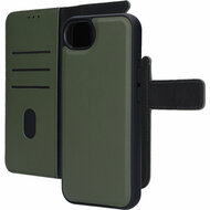 Mobiparts leren 2 in 1 Wallet iPhone 17e / 16e hoesje groen
