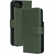 Mobiparts leren 2 in 1 Wallet iPhone 17e / 16e hoesje groen