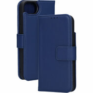 Mobiparts leren 2 in 1 Wallet iPhone 17e / 16e hoesje blauw