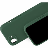 Mobiparts silicone iPhone 17e / 16e hoesje groen