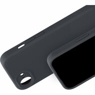 Mobiparts silicone iPhone 17e / 16e hoesje grijs