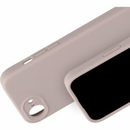 Mobiparts silicone iPhone 17e / 16e hoesje roze