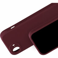 Mobiparts silicone iPhone 17e / 16e hoesje rood
