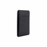 Musthavz leren MagSafe wallet zwart