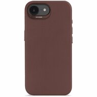 Decoded leren backcover iPhone 17e / 16e hoesje bruin