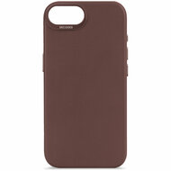 Decoded leren backcover iPhone 17e / 16e hoesje bruin