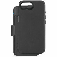 Decoded leren 2 in 1 wallet iPhone 17e / 16e hoesje zwart