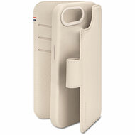 Decoded leren 2 in 1 wallet iPhone 17e / 16e hoesje clay