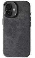 Alcanside Alcantara iPhone 17 hoesje space grijs