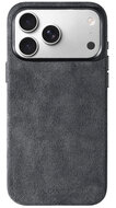 Alcanside Alcantara iPhone 17 Pro hoesje space grijs