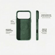 Alcanside Alcantara iPhone 17 Pro Max hoesje groen