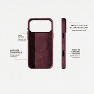 Alcanside Alcantara iPhone 17 Pro Max hoesje rood