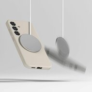 Ringke Silikon-MagSafe-H&uuml;lle f&uuml;r das Galaxy S25+ Plus, Farbe: Stone