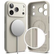 Ringke siliconen MagSafe iPhone 17 Pro hoesje roze