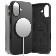 Ringke Siliconen MagSafe iPhone 17 hoesje zwart