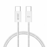 TechProtection UltraBoost Classic USB-C naar USB-C&nbsp;kabel 60 watt 1 meter wit 