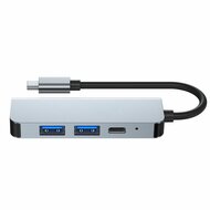 hubie twee USB-C hub met HDMI poort