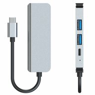 hubie twee USB-C hub met HDMI poort