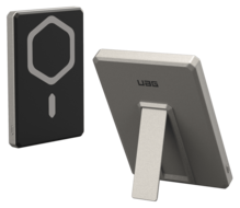 UAG Rugged MagSafe 5000 mAh powerbank met stand titanium