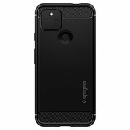 Spigen Rugged Armor Pixel 4A hoesje Zwart