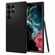 Spigen Liquid Air&nbsp;Galaxy S22 Ultra hoesje Zwart