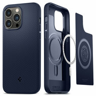 Spigen Mag Armor MagSafe iPhone 14 Pro Max hoesje navy