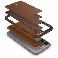 Spigen Cyrill Kajuk MagSafe iPhone 14 Pro Max hoesje bruin
