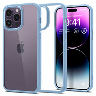 Spigen Ultra Hybrid iPhone 14 Pro hoesje blauw